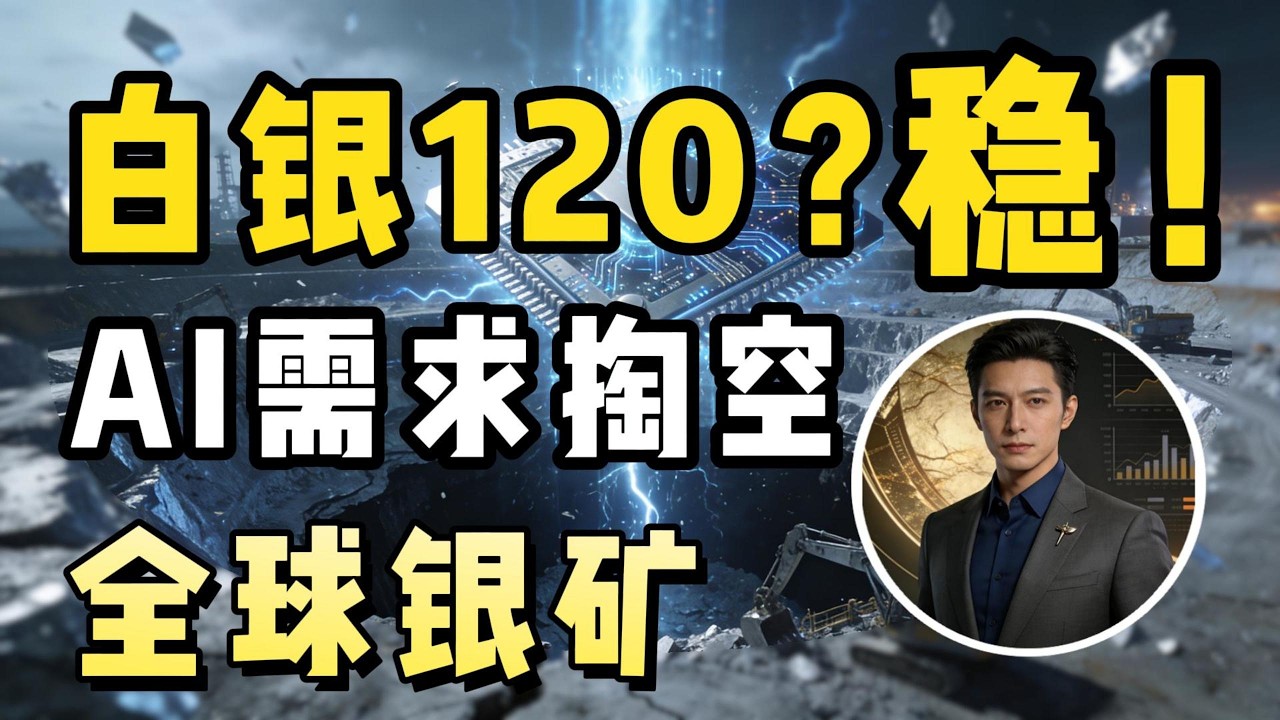 白银要冲120刀？强劲反弹38%只是开始！全球铜矿告急引爆供需失衡，AI时代白银将迎来终极爆发？#白银走势 #xagusd  #白银投资 #大宗商品