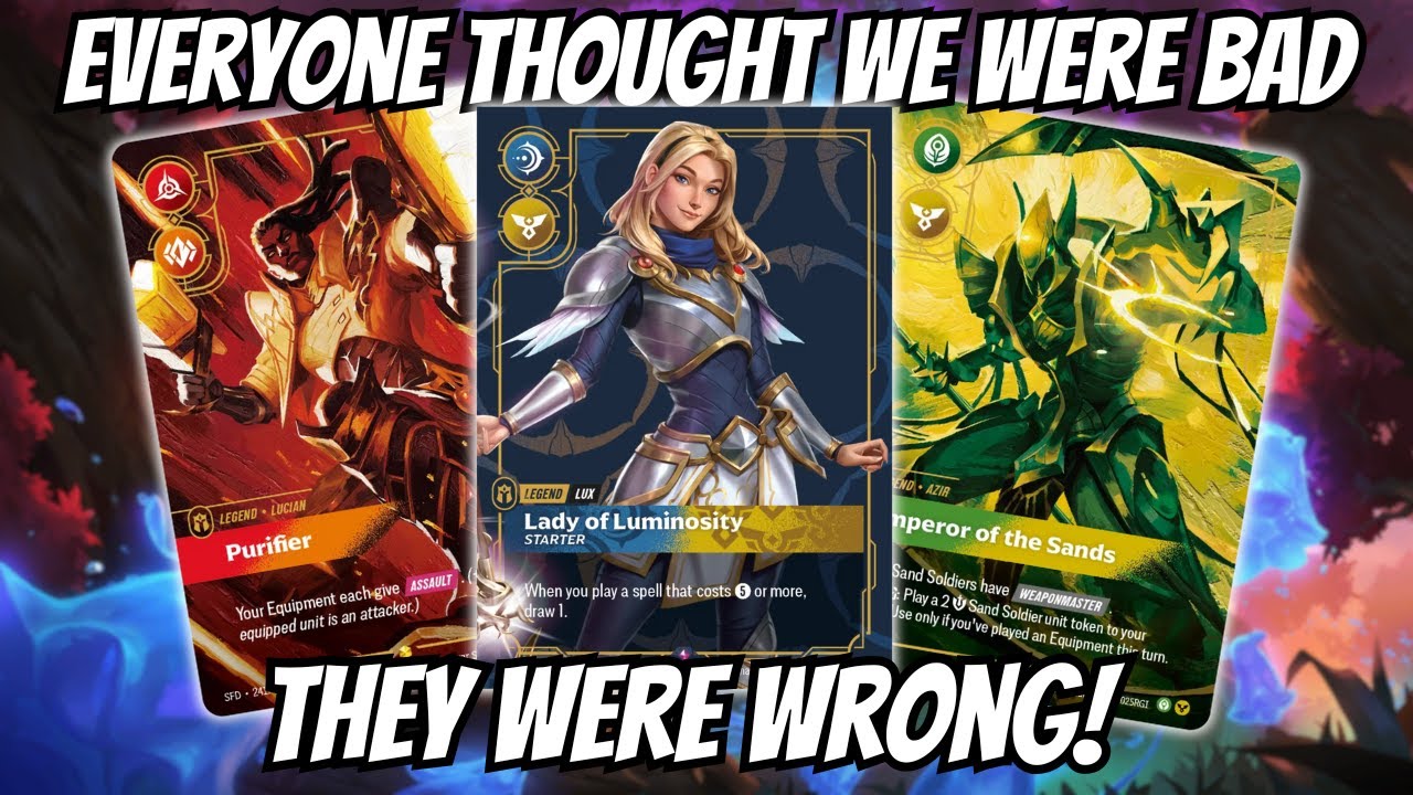 Lux and Other Underrated Legends Place Shockingly High |Riftbound League of Legends TCG Spiritforged