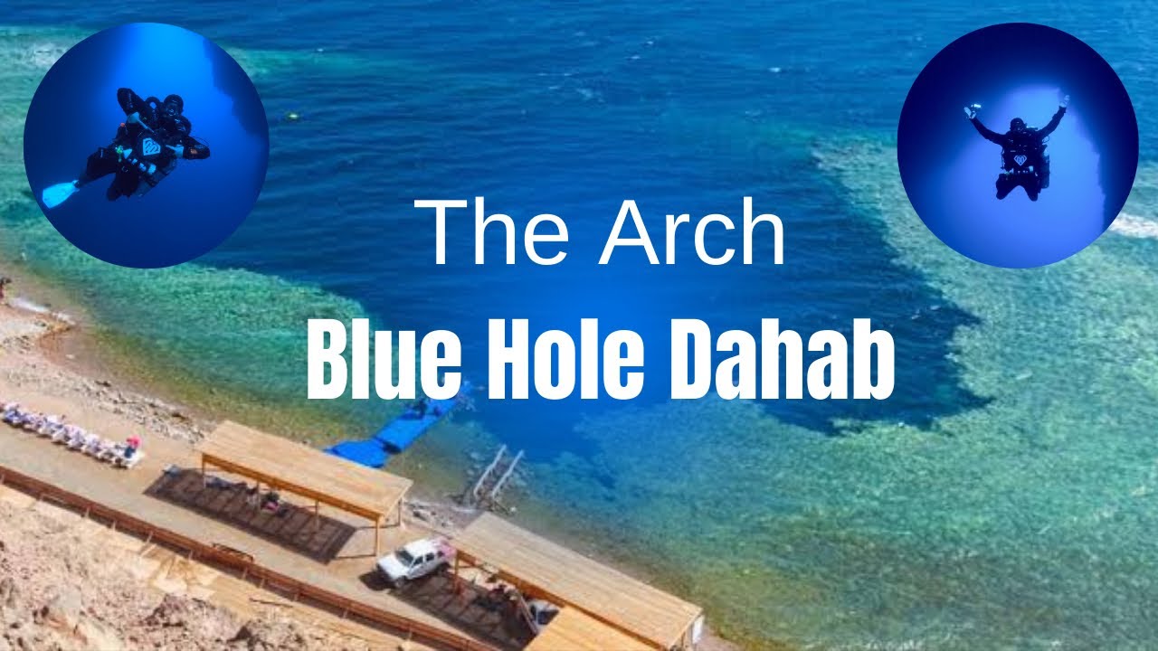 Dive Talk GO crosses the ARCH at the Blue Hole Dahab, Egypt  a.k.a &ldquo; The Diver&rsquo;s Grave Yard&rdquo;