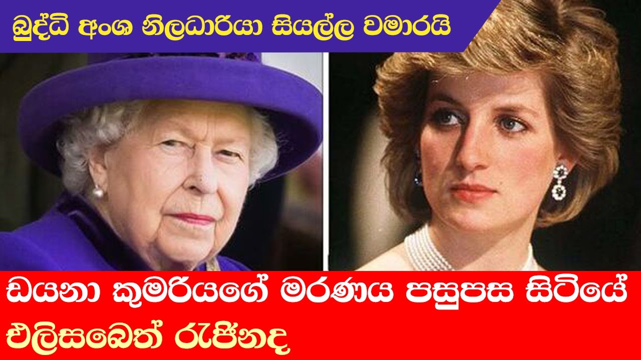 Queen Elizabeth II and Princess Diana - ඩයනා කුමරියගේ මරණය පිටුපස හිටියේ එලිසබෙත් රැජිනද?