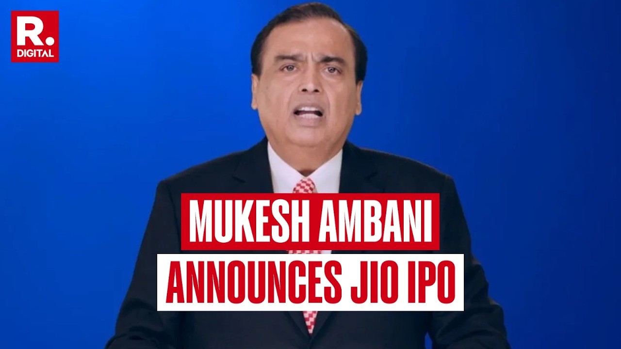 BREAKING: Reliance Chairman Mukesh Ambani Announces Jio Platforms' DRHP Filed With SEBI After NSE