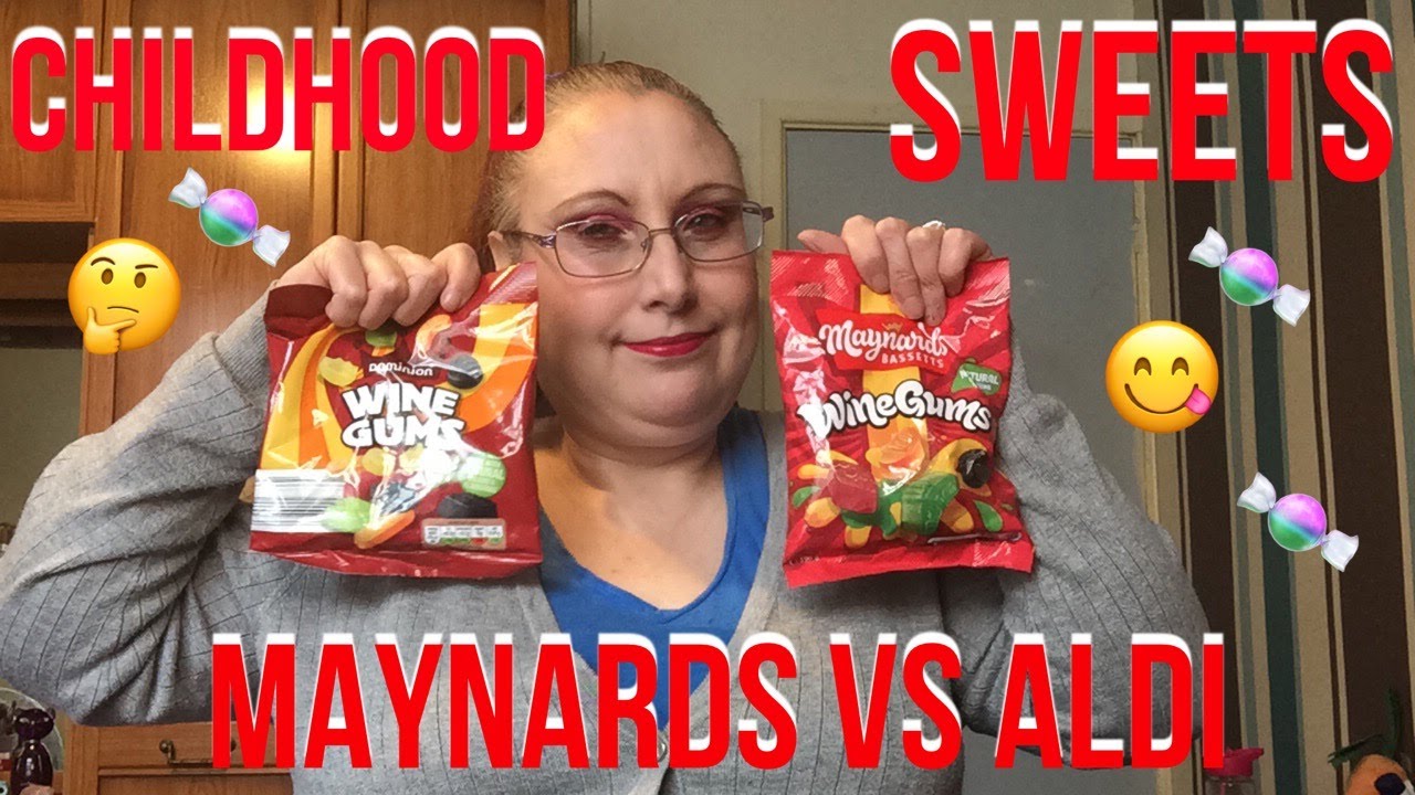Taste Testing Wine Gums Maynards vs Aldi
