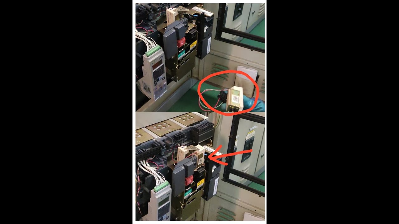 HOW TO REPLACE CLOSING COIL OF AIR CIRCUIT BREAKER,MERLIN GERIN