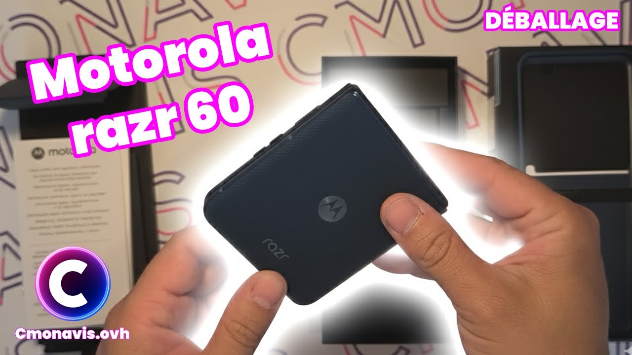 Déballage Motorola razr 60