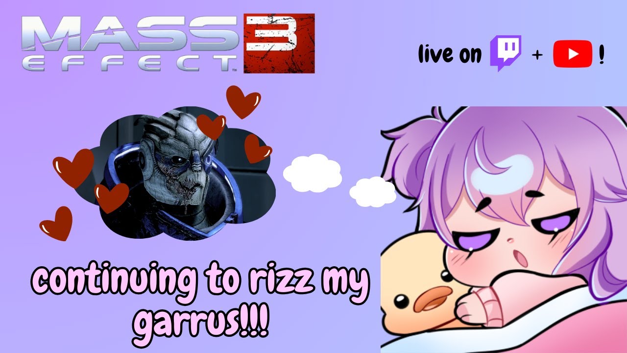 [1ST PLAYTHRU] my love for garrus grows :3 #Vtuber