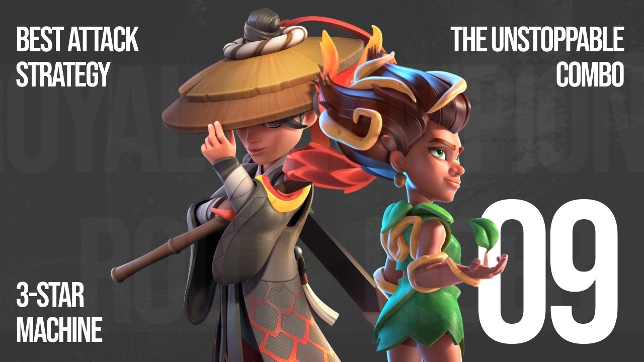 Clan War Battle #9: Root Rider Attack Strategy