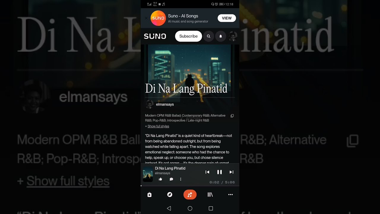 Di Na Lang Pinatid #OPM #RNB #Ballad #Tagalog #Heartbreak #LateNightMusic #KayangIbalik?