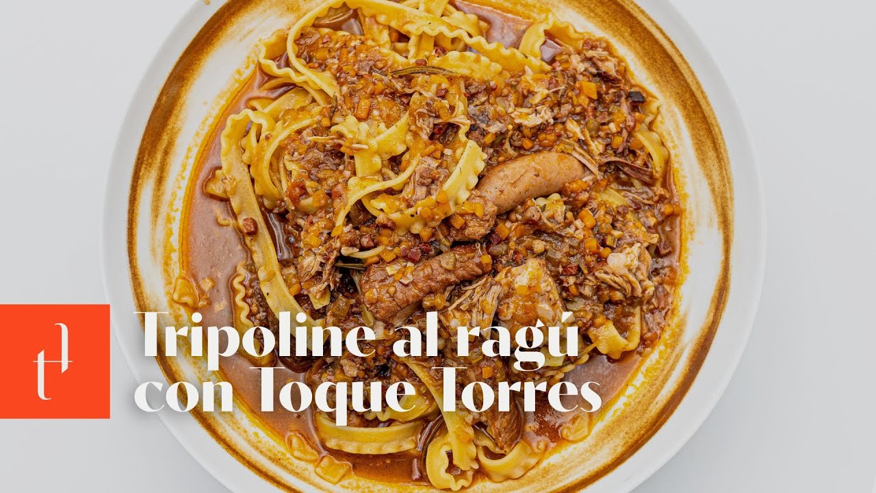 Tripoline al ragú con Toque Torres