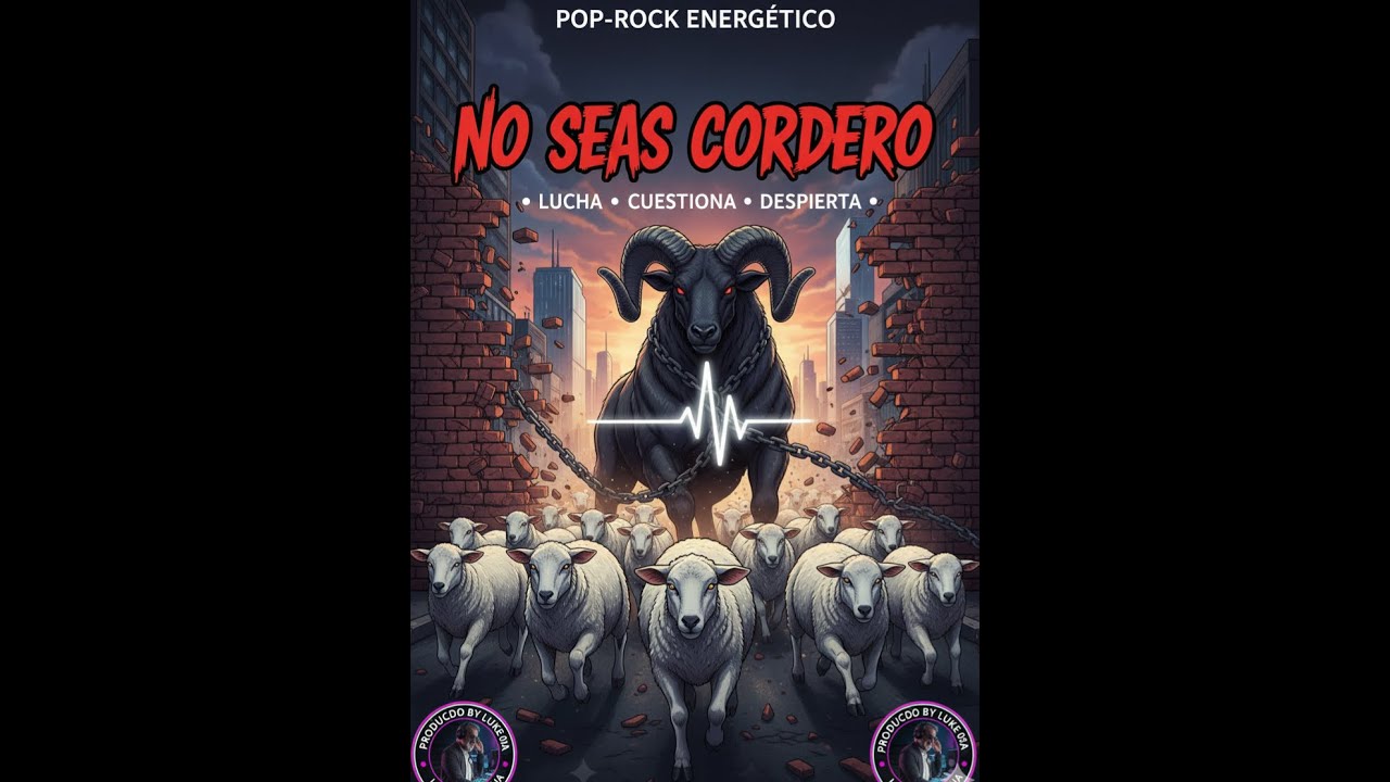 NO SEAS EL CORDERO - Luke 05 Music IA (Pop-Rock Energético) #sunov5 #popmusic #ERESCORDERO