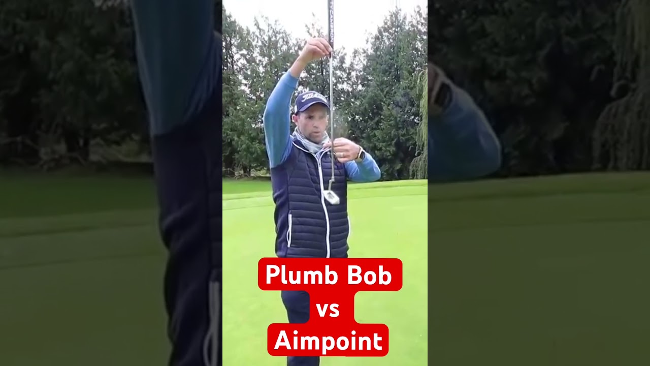 My #1 Video: Plumb Bob vs Aimpoint - Find the balance point on your putter #putter #play #golf