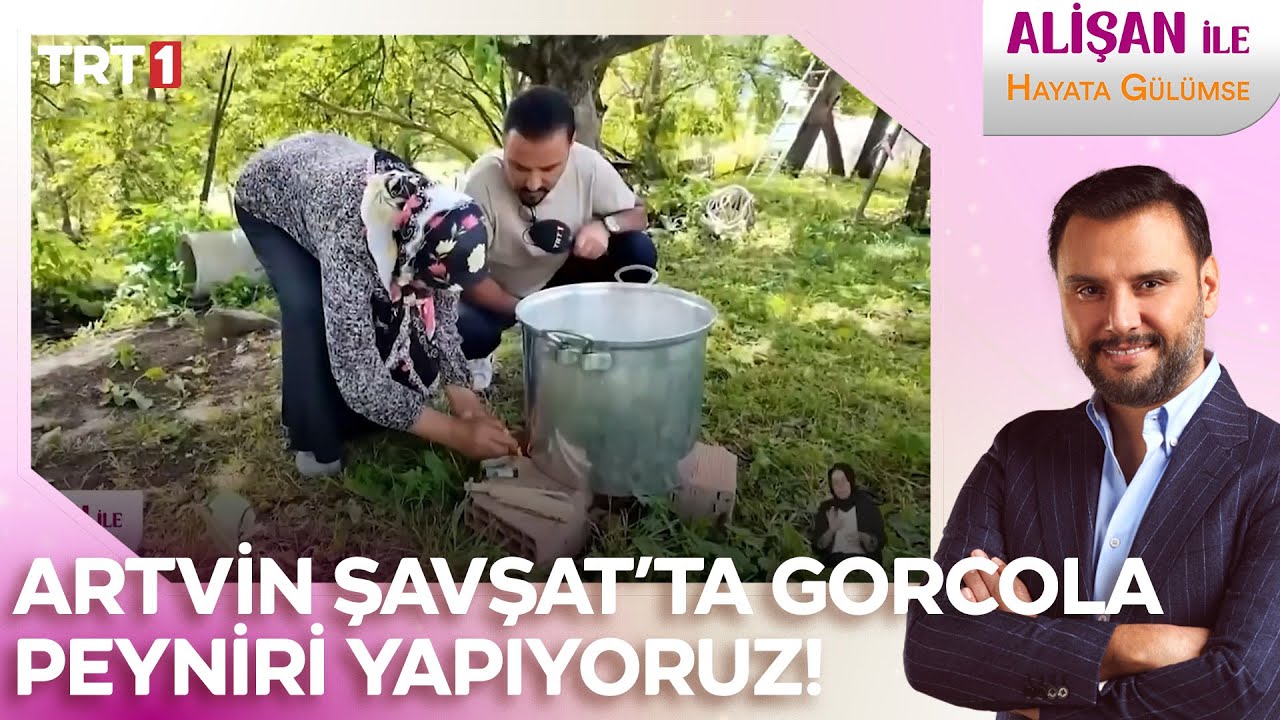 Artvin Şavşat'ta gorcola peyniri yapıyoruz! | @trt1