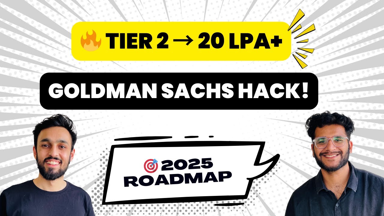Goldman Sachs Interview Experience & Questions - Tier-2 to 20+ LPA Off-Campus | 2025 Prep Roadmap
