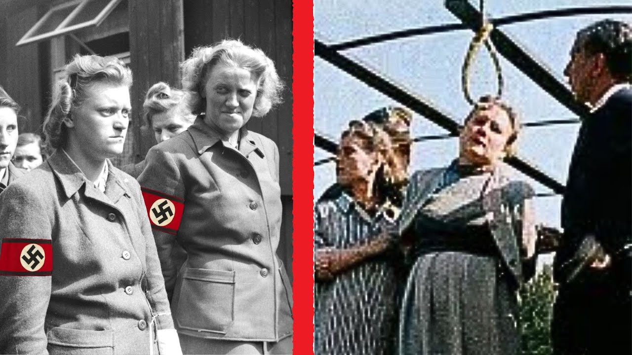 Brutal Mass Execution: FEMALE SS Guards of Auschwitz-Birkenau Concentration Camp Face JUSTICE