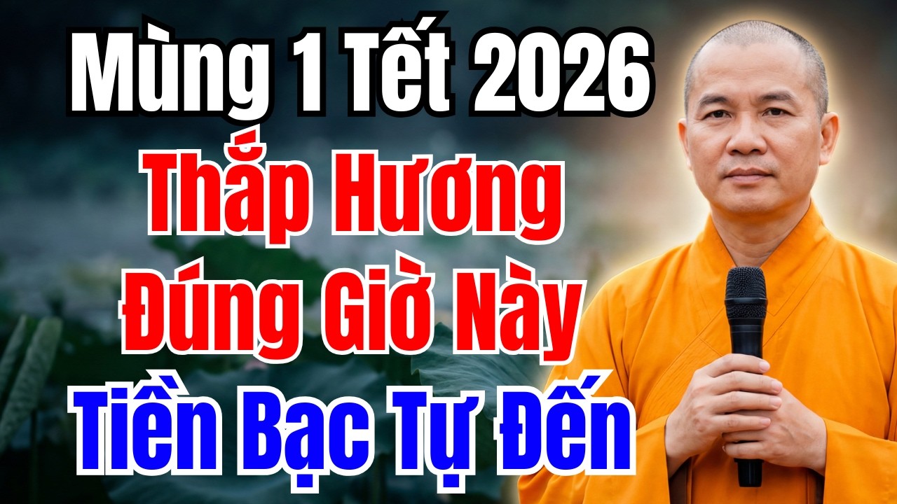 MÙNG 1 TẾT : THẮP HƯƠNG ĐÚNG GIỜ HOÀNG ĐẠO Này, TIỀN BẠC TỰ ĐẾN | Phong thủy giàu sang