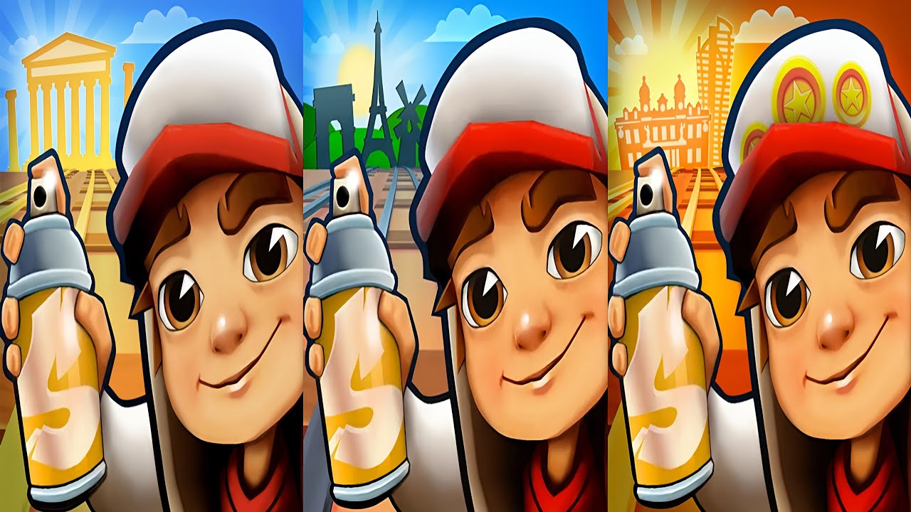 Subway Surfers : Paris 2024 🆚 Monaco 2022 🆚 Greece 2022
