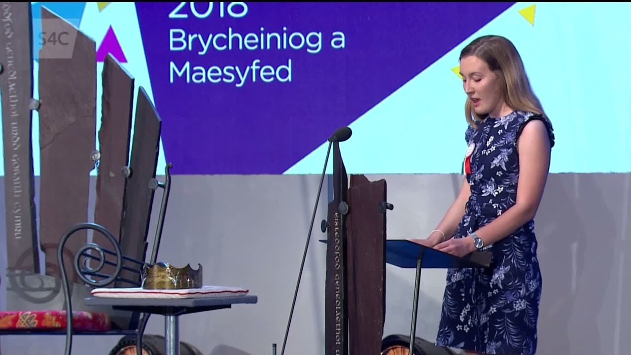 Enillydd y Goron - Eisteddfod yr Urdd 2018