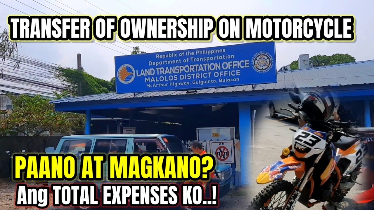 HOW TO TRANSFER OWNERSHIP OF MOTORCYCLE 2025 Update