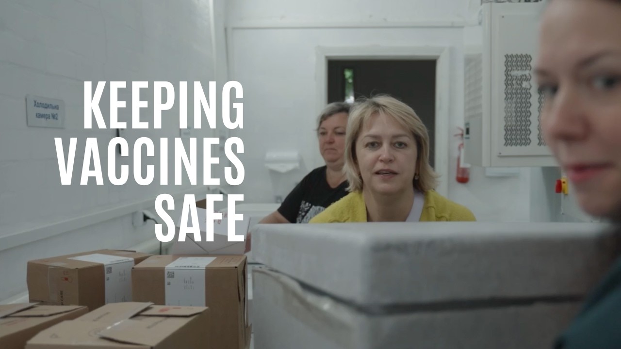 Simulation exercises at regional vaccine warehouses in Ukraine