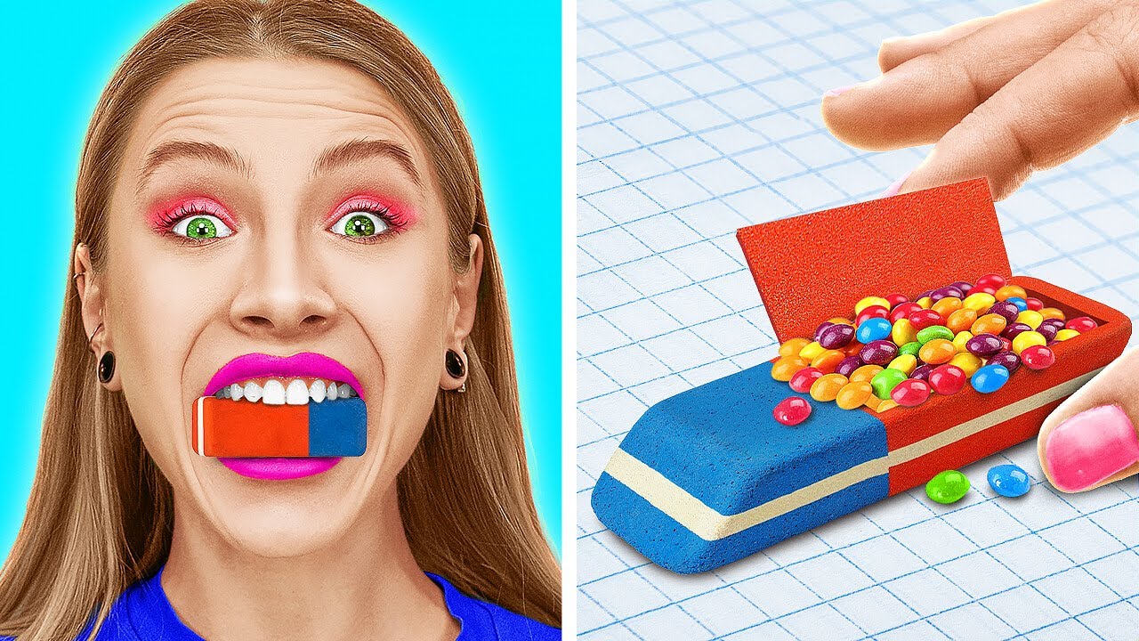 LUSTIGE IDEEN SNACKS INS KLASSENZIMMER ZU SCHMUGGELN! DIY Schulzeug auf 123 GO! TRENDS