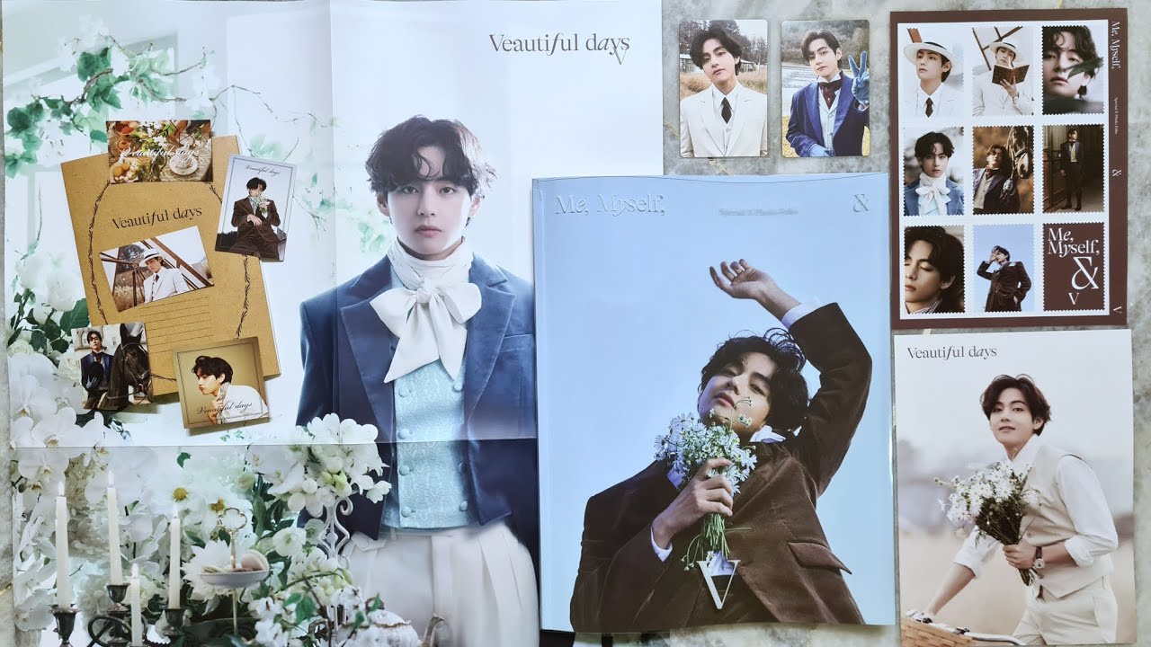 BTS 방탄소년단 Special 8 Photo-Folio Unboxing | Me, Myself, and V 'Veautiful days'