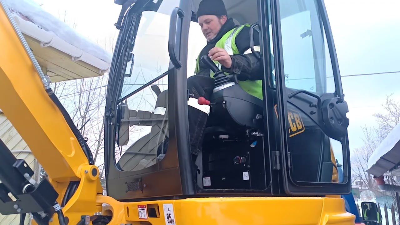 JCB 8035 обзор нового экскаватора