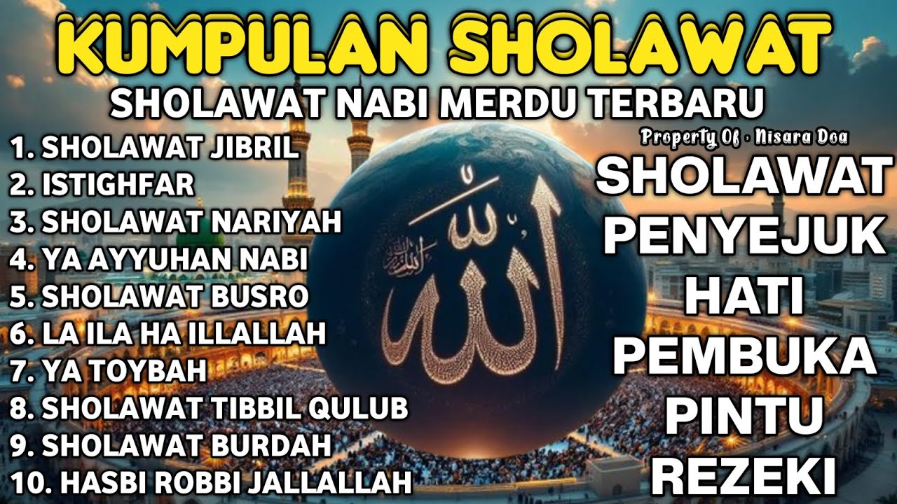 KUMPULAN SHOLAWAT TERBARU 2026 | SHOLAWAT JIBRIL PENARIK REZEKI, BUSYRO | SHOLAWAT TERPOPULER 2026