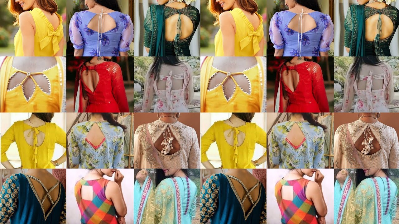 Suit Neck Design || Suit back neck designs || Suit ke piche ke gale ki design || Suit back design