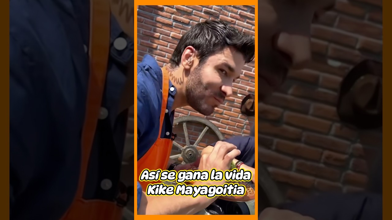 Kike Mayagoitia trabaja mucho y se tiene que alimentar.