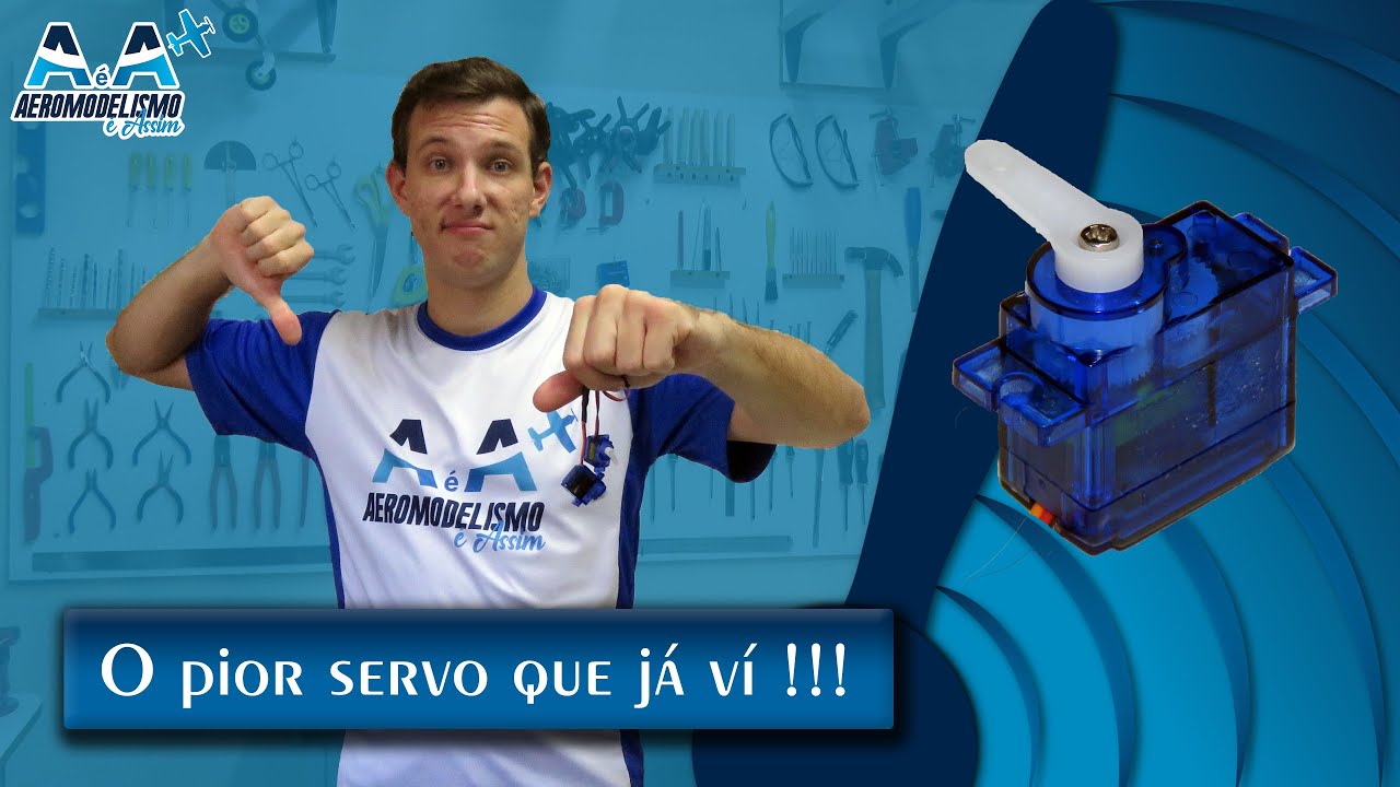 O pior servo que já usei no aeromodelismo, não compre !!!