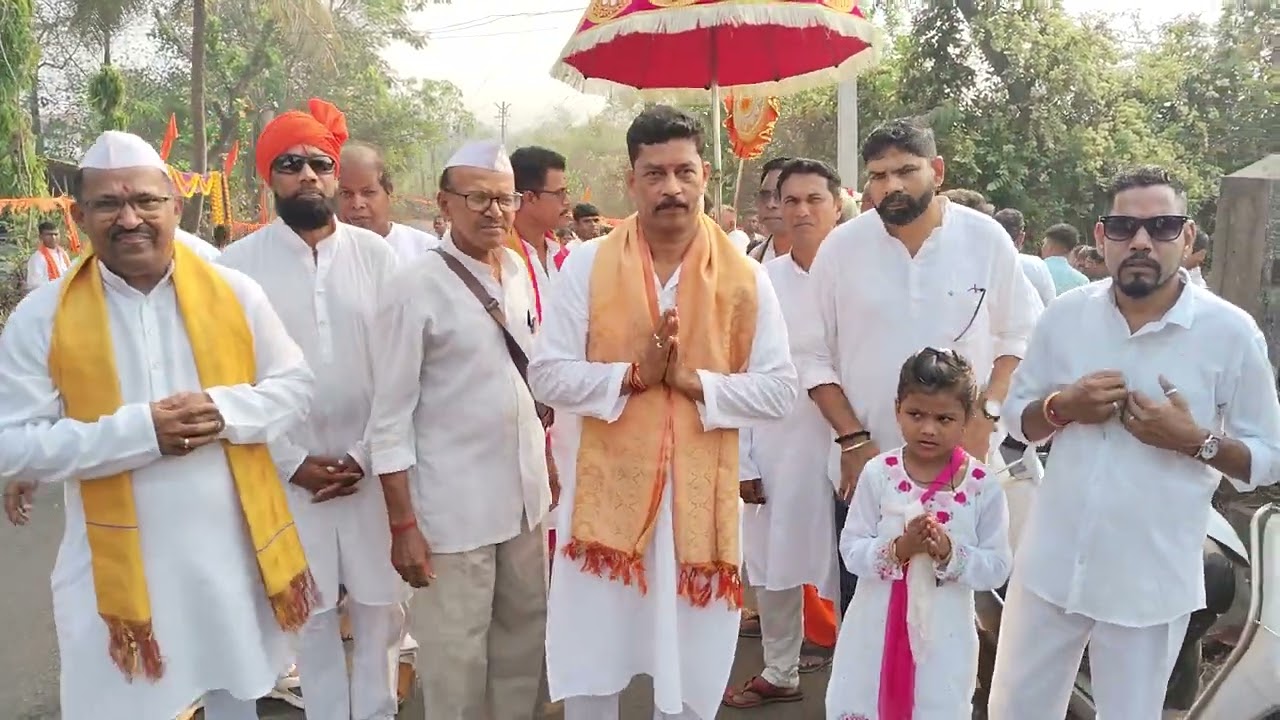 श्री सातेरी पंचायतन देवस्थान खोर्जुवे पालखी व 25 वा वर्धापन दिना बद्दल बोलताना अमरनाथ पणजीकर.