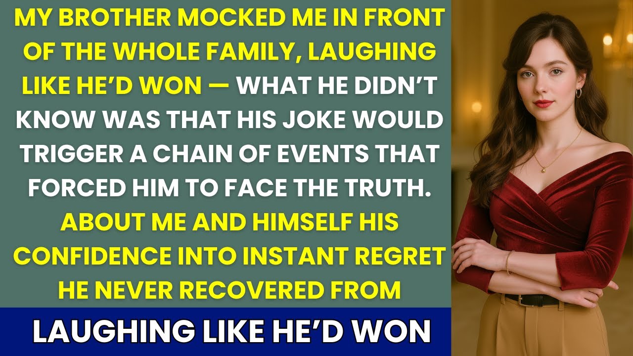 Brother Mocked Me in Front of the Entire Family – His Instant Regret Was Priceless Revenge