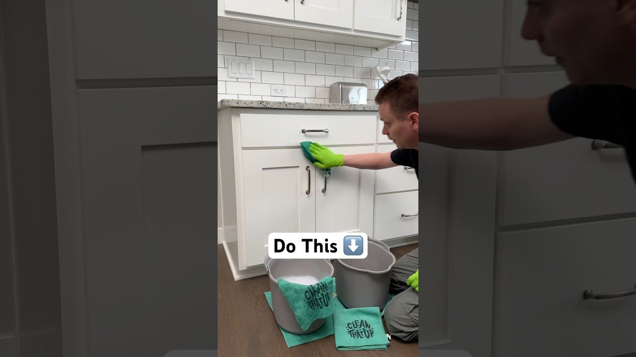 Use These Tips When Cleaning Your Kitchen Cabinets #springcleaningspree2025 #howto