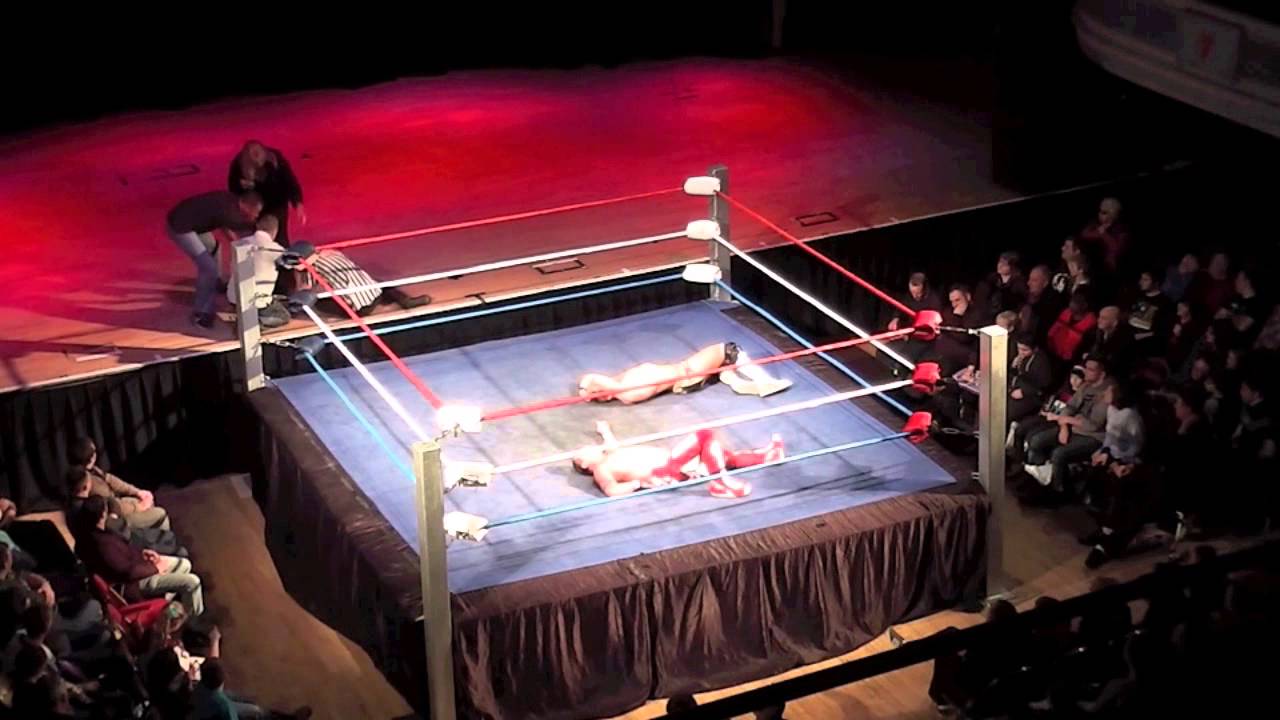 ASW superslam Championship match Dean Allmark vs Nathan Cruz from Hanley S-O-T 1/2/2014 ASW UK