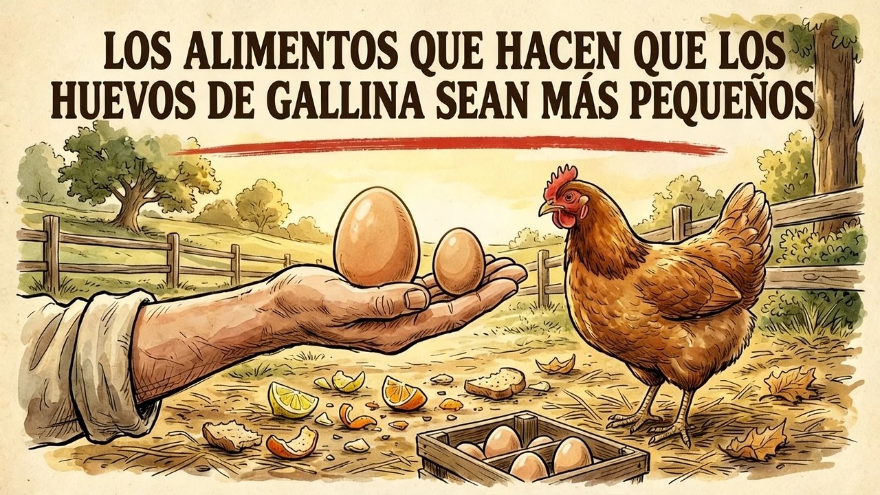 ¡No les des eso! Estos alimentos hacen que tus gallinas pongan huevos más pequeños