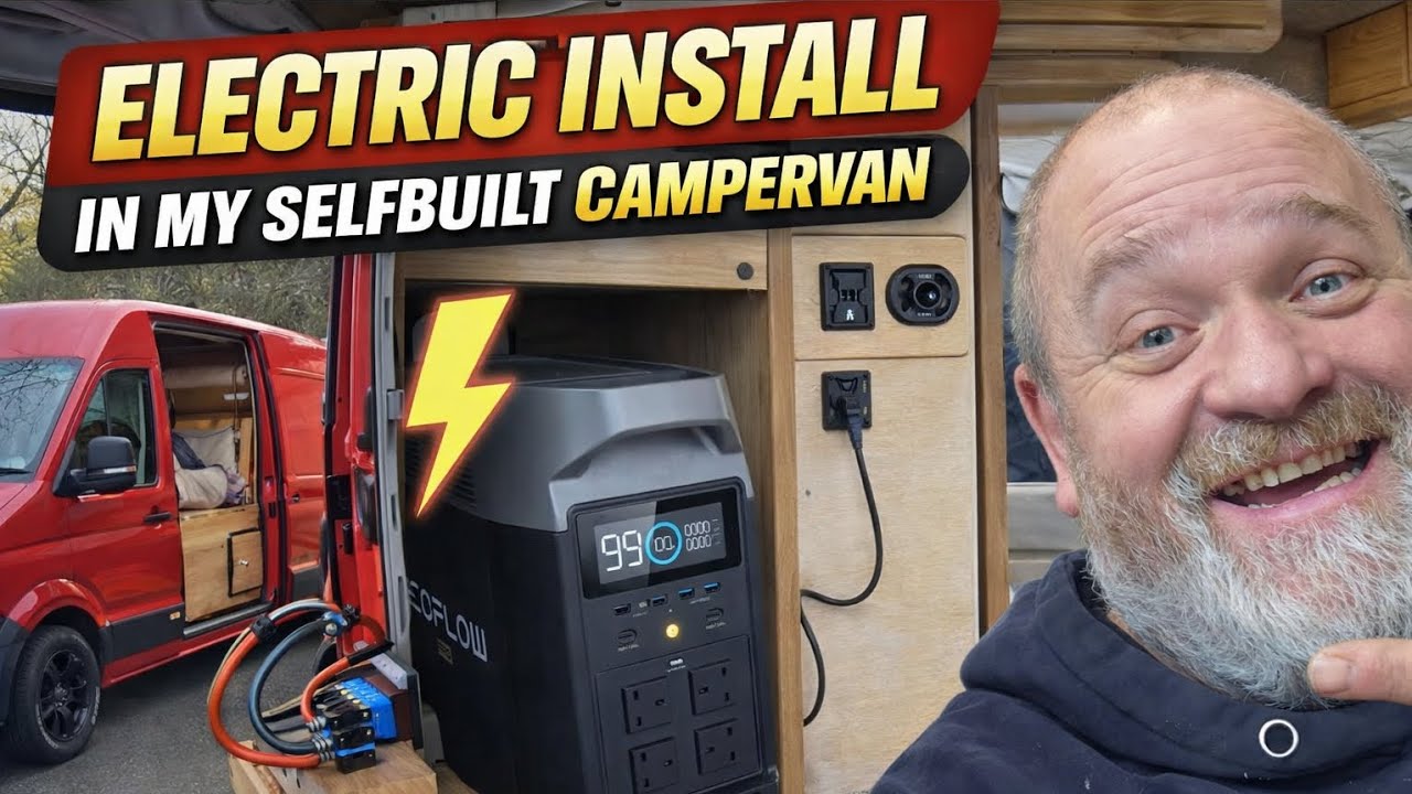 Ecoflow electric setup in my selfbuilt campervan 