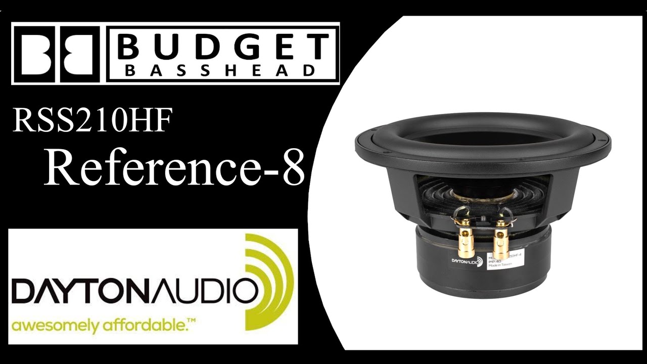 Dayton Audio 8 inch Reference Woofer Flex