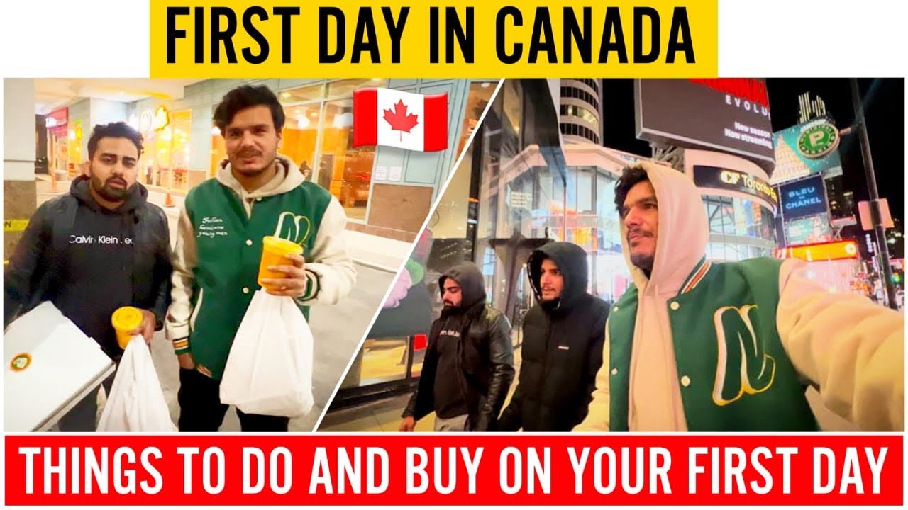 FIRST DAY IN CANADA 🇨🇦| ACCOMMODATION, SIN,SIM, WINTER CLOTHES | INDIAN INTERNATIONAL STUDENT VLOG