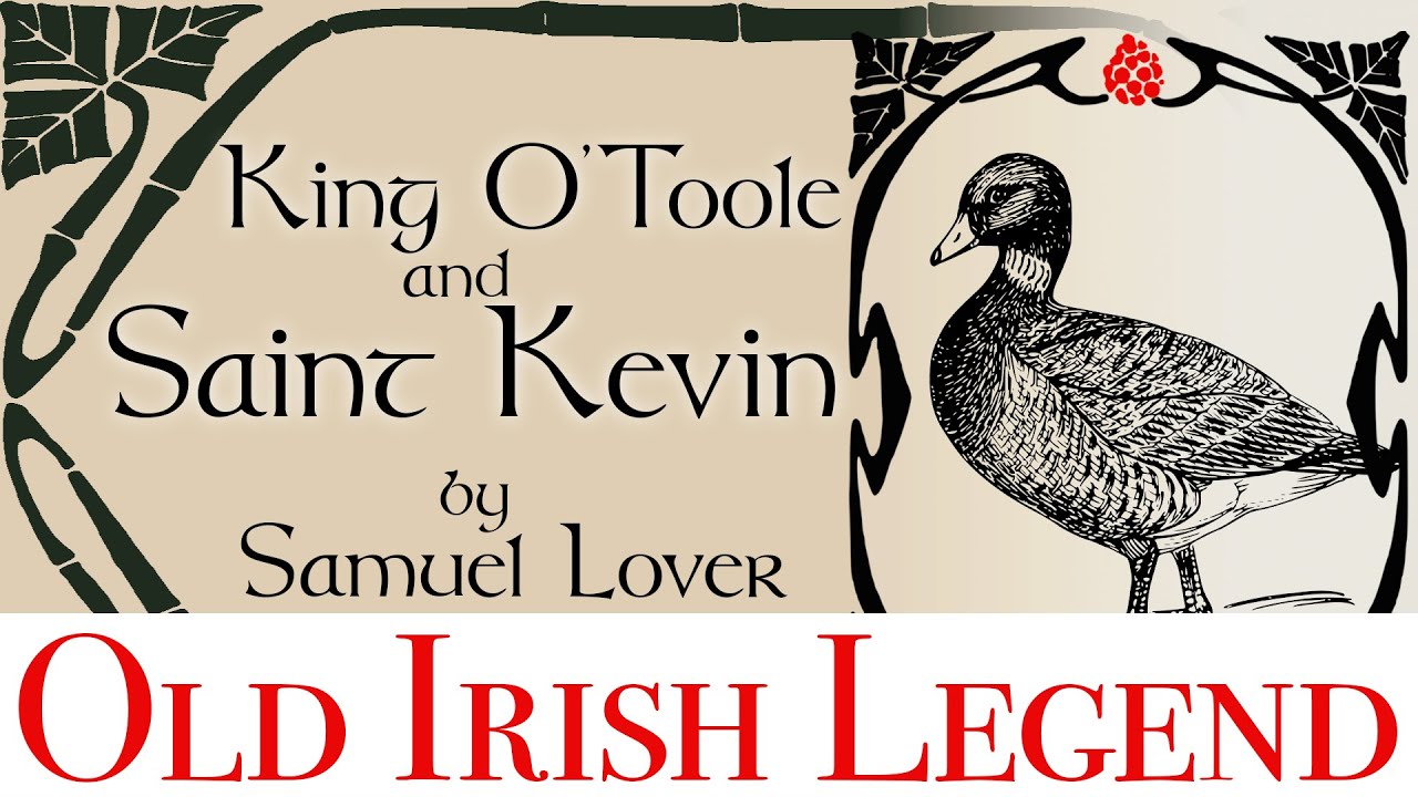 The Irish legend of King O'Toole and Saint Kevin, documented by Samuel Lover in 1834