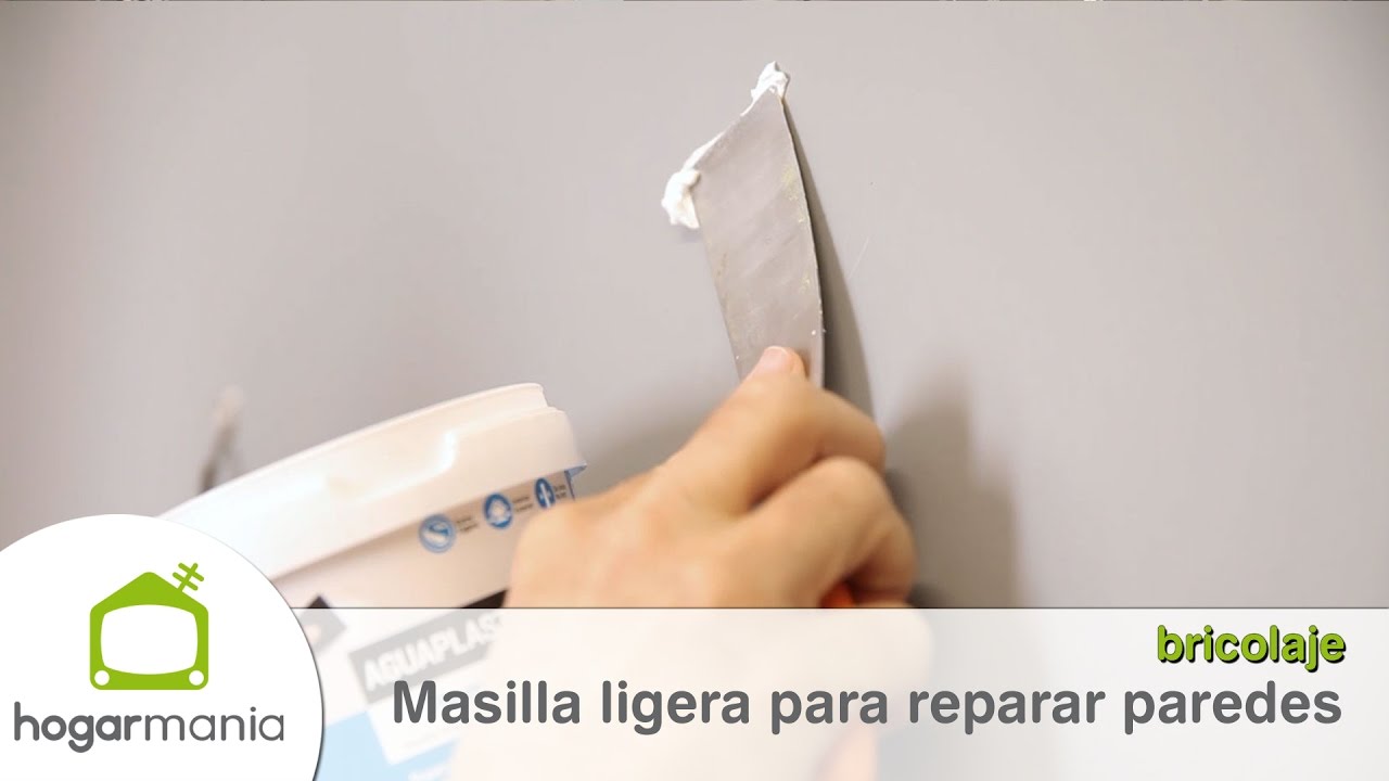Masilla ligera para reparar paredes