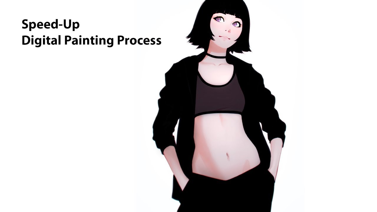 Ilya Kuvshinov Digital Painting Time-Lapse