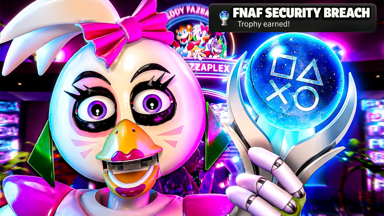 Five Nights At Freddy’s Security Breach’s PLATINUM Trophy Was EZ