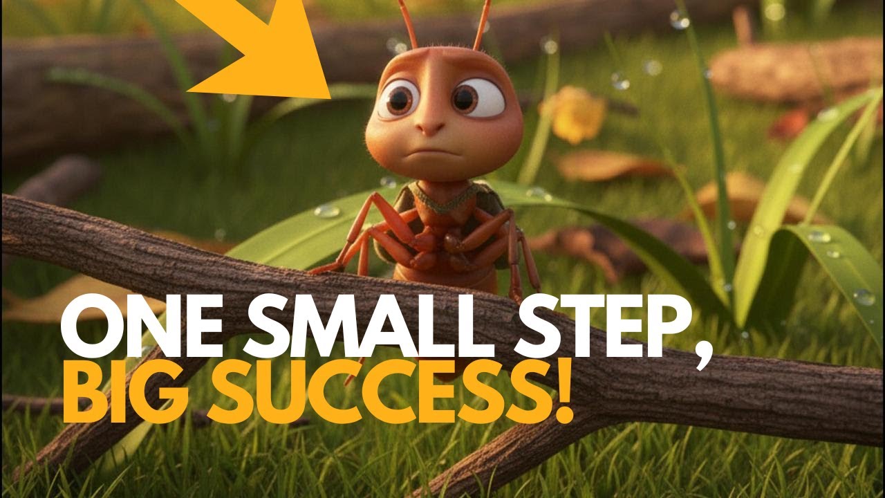 One Small Step, Big Success  | A Tiny Ant Inspirational Story
