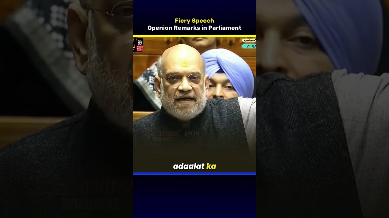 Amit Shah opening remarks in Parliament | Fiery Speech | Direct News