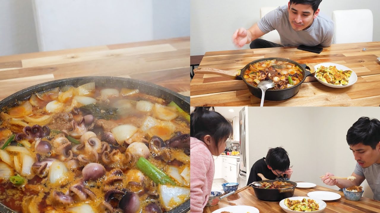 Mom of 3 | This easy one pot braised kimchi pork rib squid really make my family happy, so delicious