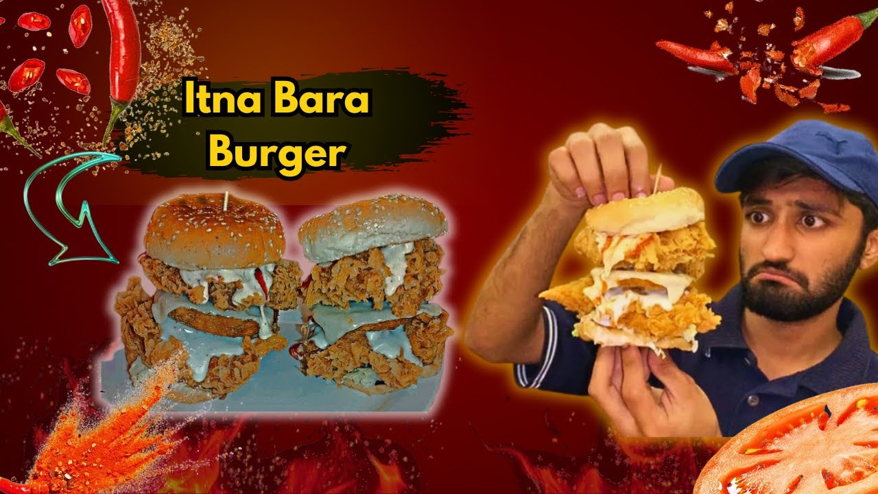 Mun se bara burger order kar diya😂 || Hit Hot Review || Faislabad || Awais Joyia