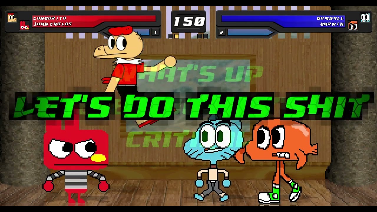 Mugen Request - Condorito & Juan Carlos VS Gumball & Darwin