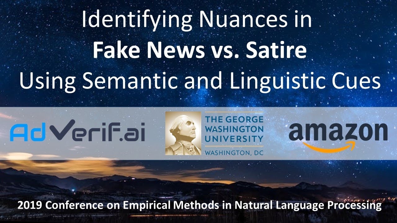 Fake News vs. Satire - EMNLP 2019