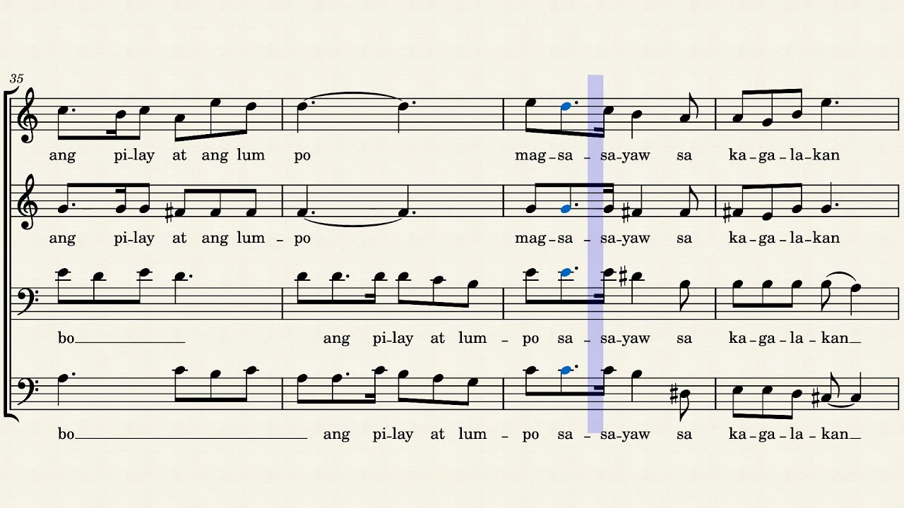 Balang Araw SATB by Manoling V. Francisco