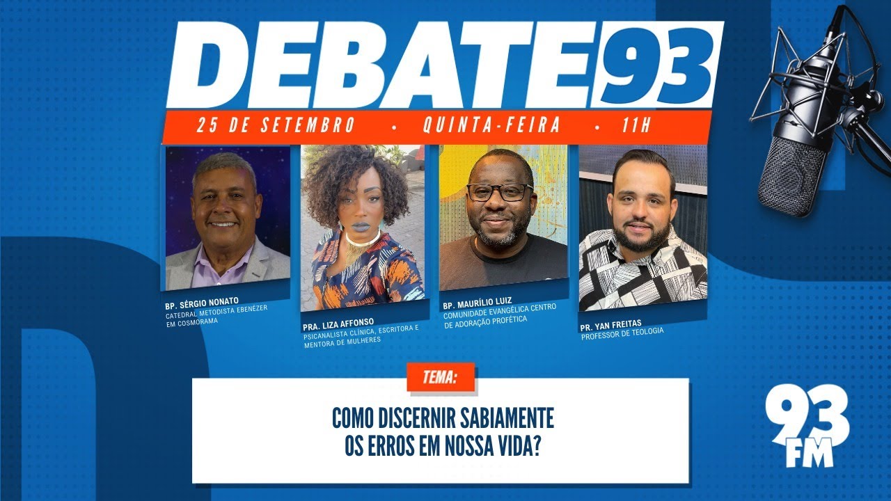 Como vencer o ímpeto de colocar a culpa dos erros no diabo? - Debate 93 - 25/09/2025