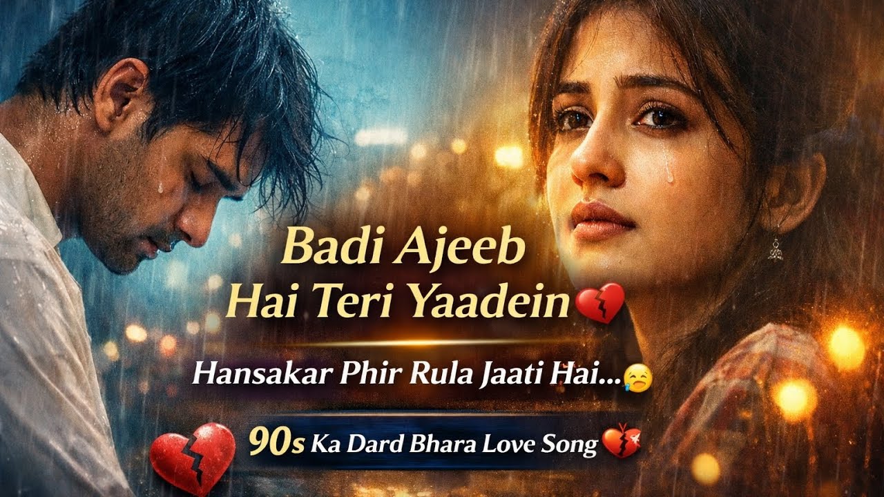 Badi Ajeeb Hai Teri Yaadein | 90s Sad Romantic Song | Heart Touching Hindi Love Song 2026 